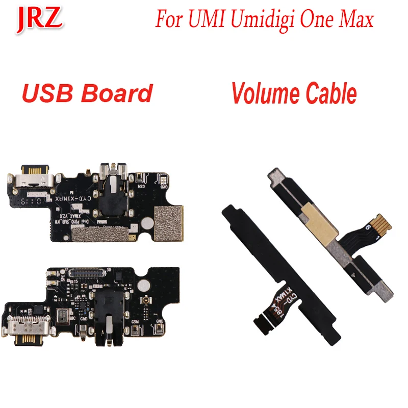 

For UMI Umidigi One Max USB Board Port Charger Dock Plug Connector Flex Cable For Umidigi One Max Volume FPC Cable Phone Parts