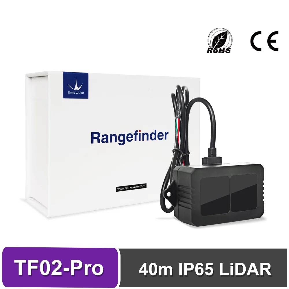 Benewake TF02 Pro mid-range distance sensor 1000Hz Frame Rate&amp40meters Operating Range Lidar Module for Indoor/Outdoor/Robot |