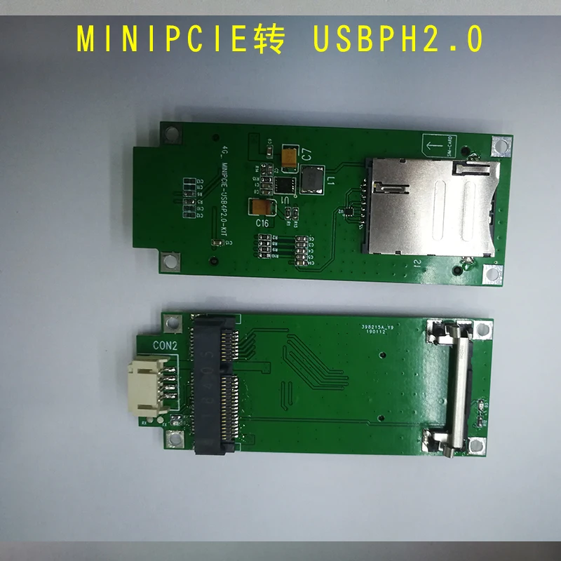 EC20 Mini PCIE к USB, 4G модуль выделенный USB адаптер плата с SIM/UIM палуба