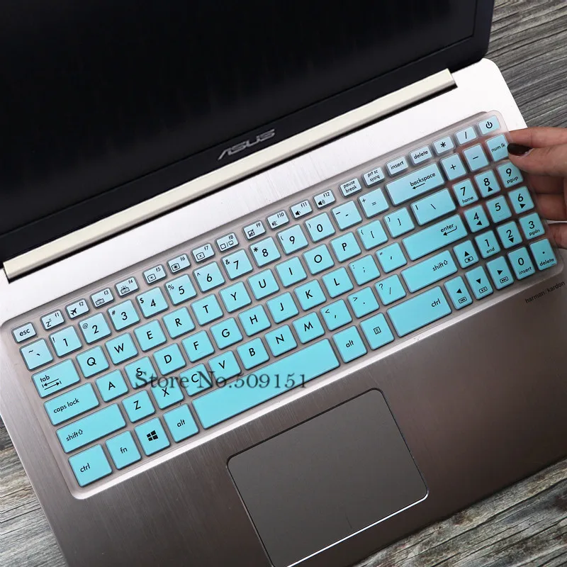 15 6 дюймовый чехол для клавиатуры ноутбука Защитная пленка ASUS VivoBook Pro NX580 YX570 YX570UD