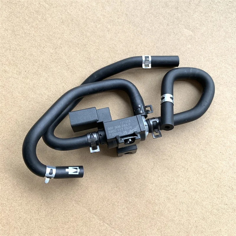 

1Pcs Turbocharger Boost Solenoid Valve For Jetta Golf Passat CC Tiguan A3 A4 A6 A8 TT EA888 2.0TFSI 06F 906 283 F 06F906283F