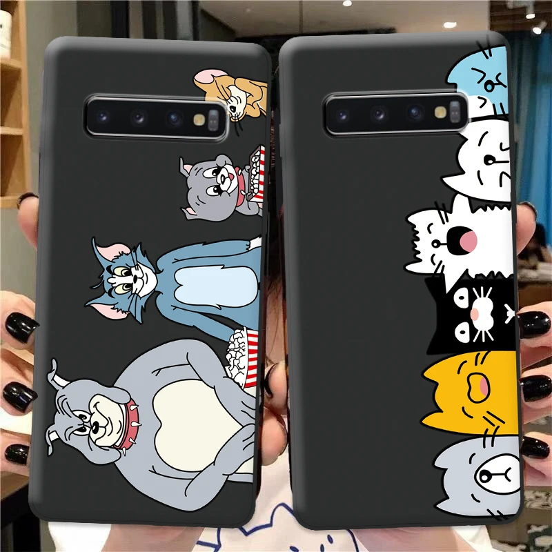 For Samsung S10 Case Cover Lite Plus Cute Cartoon Tom Jerry Silicone Back S10E 5G Phone Cases |