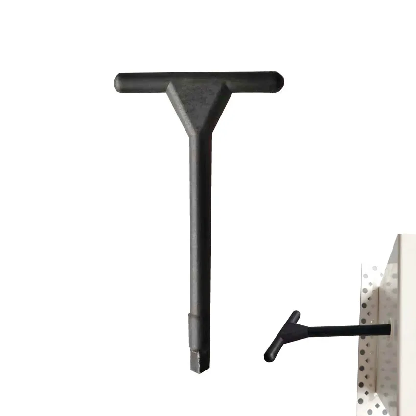 PlasticTKeySquareDrive12MMTeeWithBlackColorToUseOnMost