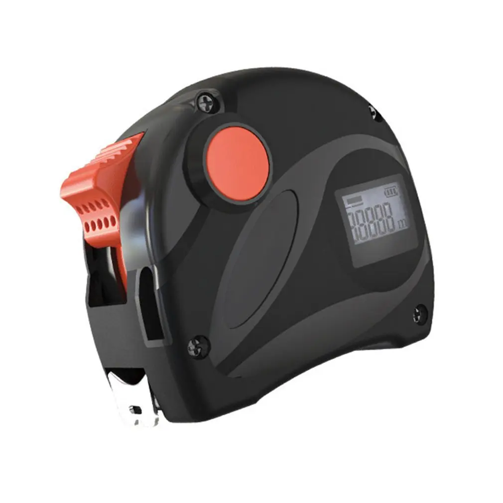 

5M USB Charging Laser Tape Measure 2-in-1 Digital Laser Measure Laser Tape Rangefinder with LCD Digital Display
