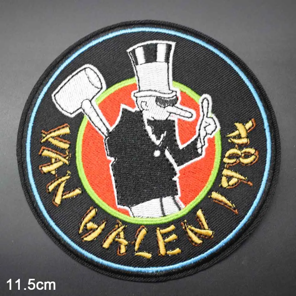Rock N Roll Music Embroidered Iron-On Patch