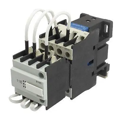 CJ19-25 380V Катушка 25A переменного тока 3-полюсный 1NO переключение конденсатор с алюминиевой крышкой, контактор переменного тока