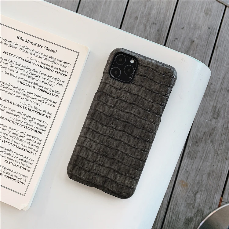 Ретро чехол для телефона с крокодиловым лицевым покрытием для iphone 11 11Pro Max XS Max X XR 8 7 6S 6 Plus, модные мягкие чехлы, роскошный чехол