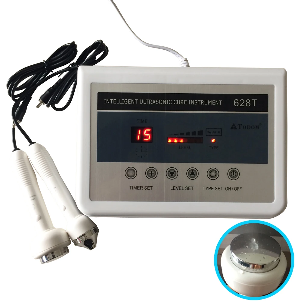 Ultrasonic Facial Machine Face Skin Care Tightening Anti Aging Wrinkle Ultrasound Massager with Probes Spa Beauty Device 628T
