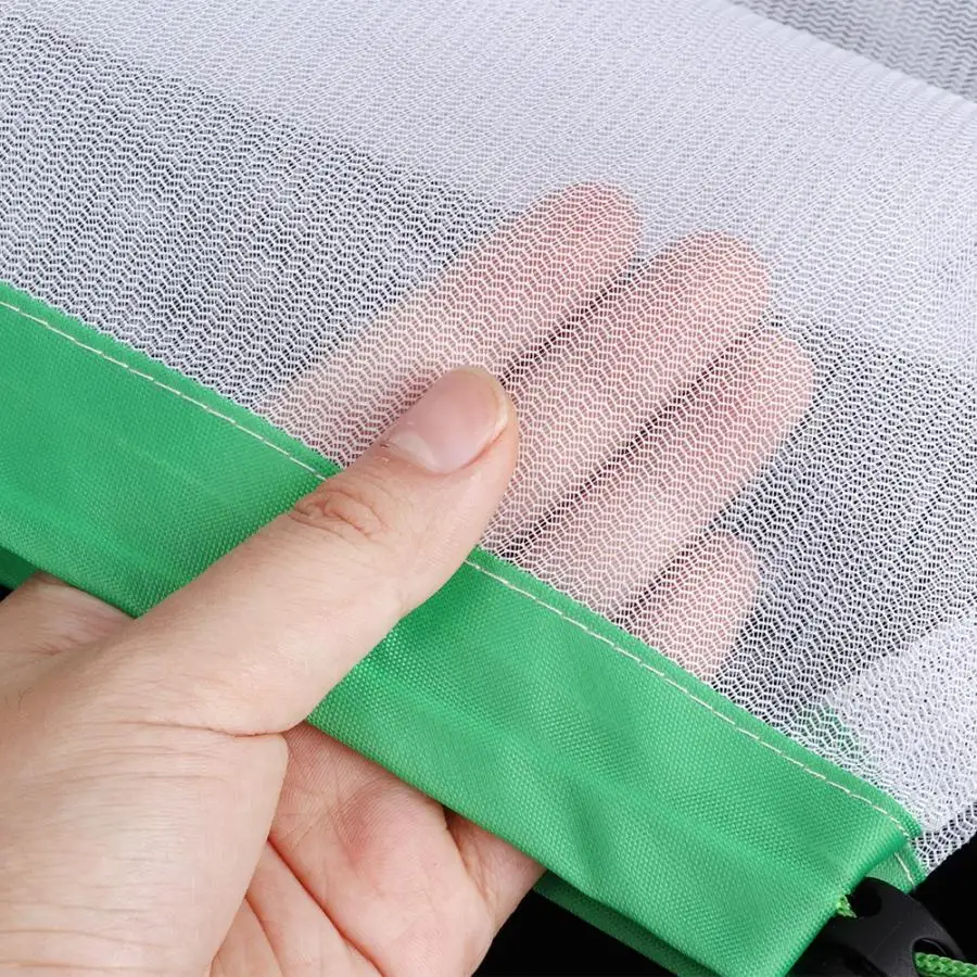 16Pcs Reusable Cotton Produce Bags Mesh Vegetable Bags Kitchen Washable Shopping Storage Fruit Grocery Bags with Drawstring