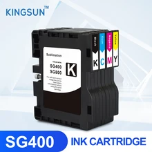 KINGSUN SG400 Sublimation Ink Cartridge With Chip  Compatible For  Sawgrass Sublijet HD Virtuoso SG400 SG800 Printer etc.