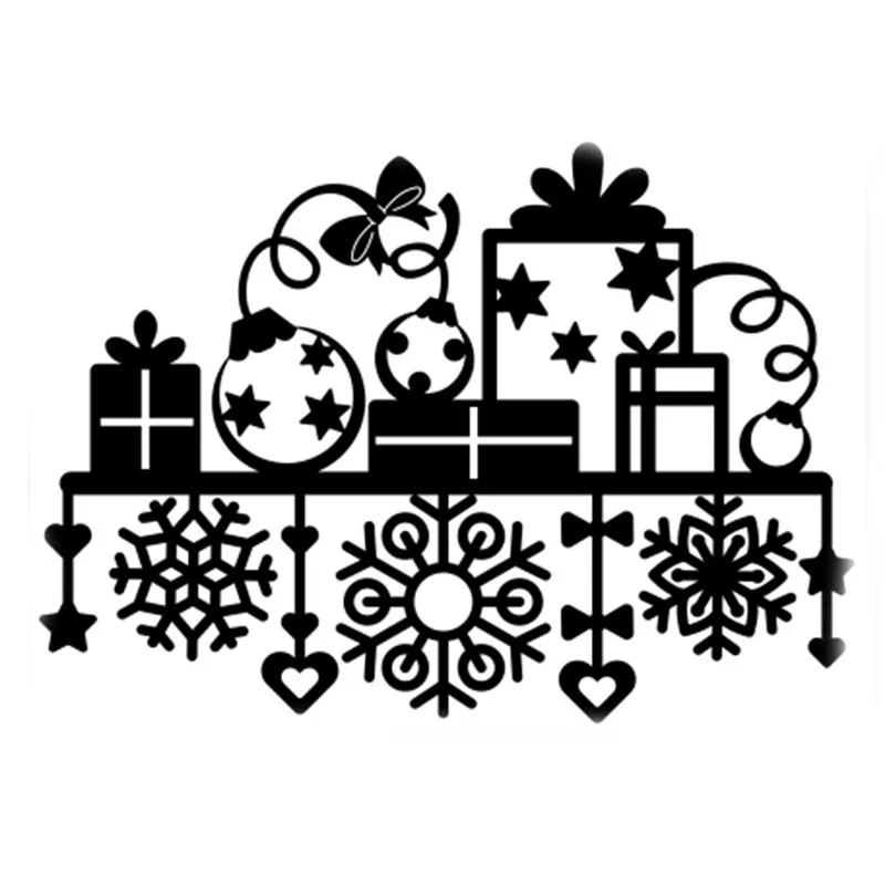 

Naifumodo Snowflake Dies Gift Box Metal Cutting Dies for Card Making Scrapbooking Embossing Cuts Craft 2019 Dies Christmas Decor