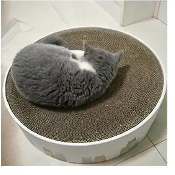 

[Send catnip] Cat scratch board Grinder Corrugated cat nest Wearable Cat claw Board Cat supplies Cat toys