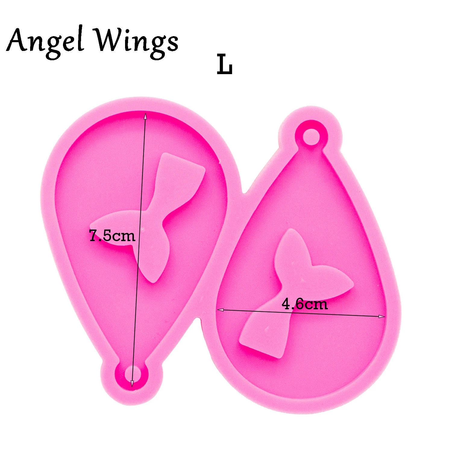 DY0376 Meerjungfrau/fishtail/mädchen Tear Drop Hoop Ohrring Silicon Mold für Harz Schmuck, harz Form Zu Machen Handwerk mit Epoxy – Detail 5