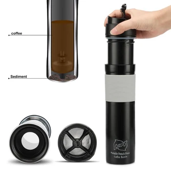 

Portable French Press Coffee Kettle Pot Coffee Maker Household Espresso Dolce Gusto Air Press Machine Filter Paper