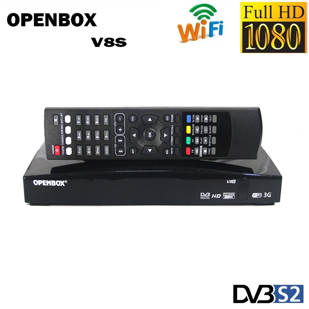 

Original V8Se Openbox V8S Digital Satellite Receiver AV HD Output USB WiFi 3G Xtream STB Decoder