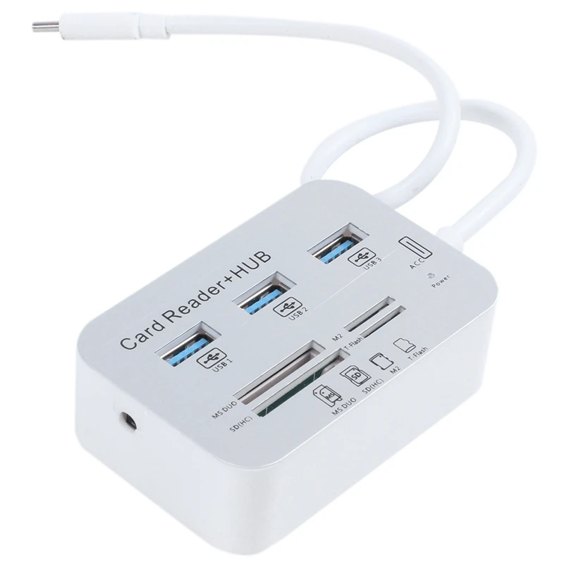 Мини-usb C концентраторы 3,0 Многофункциональный USB type-C с 3 портами SD/TF кард-ридер все в одном для MacBook Pro usb-c концентратор 3,0