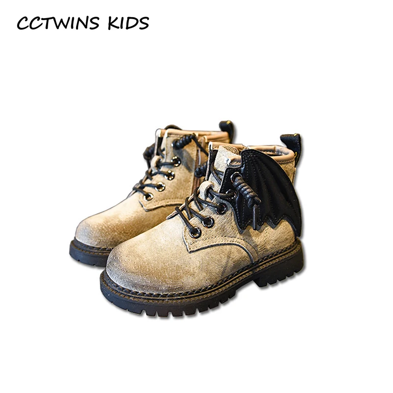 CCTWINS/детская обувь; коллекция года; сезон осень; модные теплые черные ботинки martin для девочек; обувь из натуральной кожи для мальчиков; повседневные ботинки; MB091