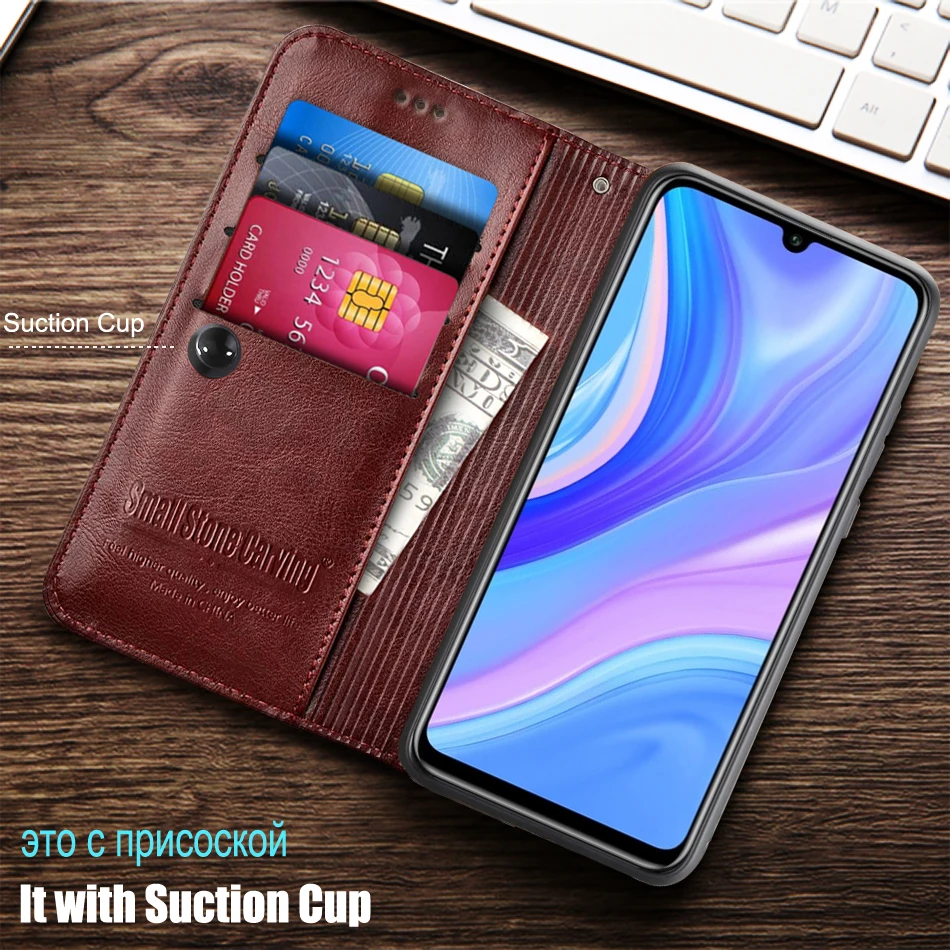 huawei pu case Flip Leather Case for Huawei Y8p case Fundas For Huawei Y8p AQM-LX1 Coque Huawei Y8p Book Wallet Cover Mobile Phone Bag Huawei dustproof case