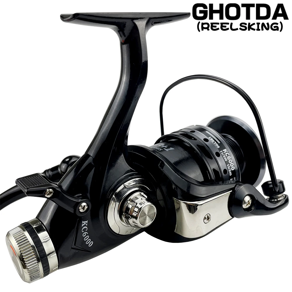 

Spinning Fishing Reel 13+1 BB Left/Right Boat Rock Lure Fishing Dual Brake Wheel