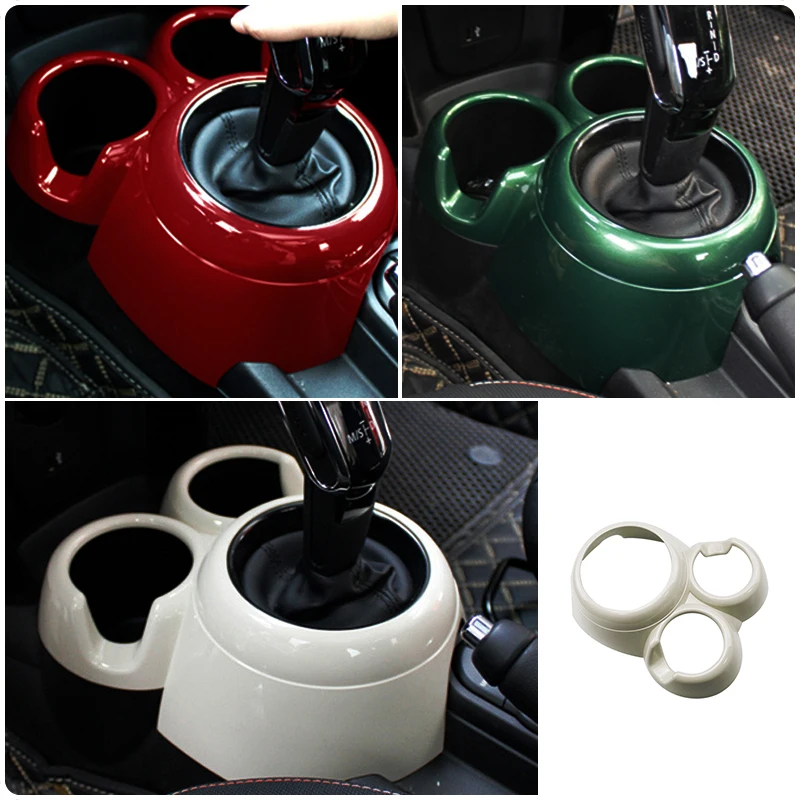 

Автомобильная коробка передач, рама водяной чашки, карбоновая декоративная наклейка для стайлинга для MINI Cooper F55 F56 F57, автомобильные аксессуары, модификация интерьера