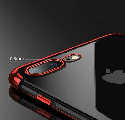 Цветной прозрачный противоударный чехол для телефона iPhone 11, 11Pro, X, XS, XR, XS, Max, 8, 7, 6, 6S Plus, Мягкий защитный чехол из ТПУ