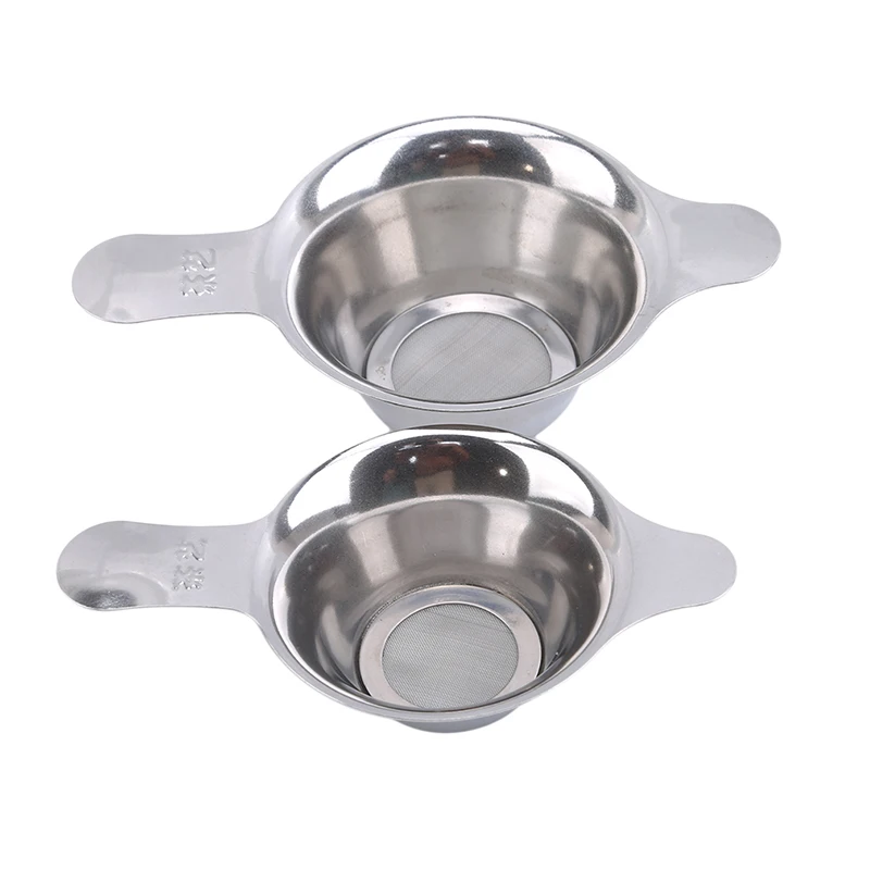 

Stainless Steel Tea Strainer Fine Mesh Chinese Kungfu Tea Leaf Funnel Filter Kitchen Accessories Funnel Filter For Tea & Coffee