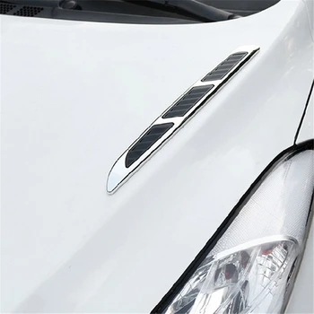 

1 Pairs Car Auto Side Vent Air Flow Fender Intake Sticker Car Simulation Side Vents Decorative