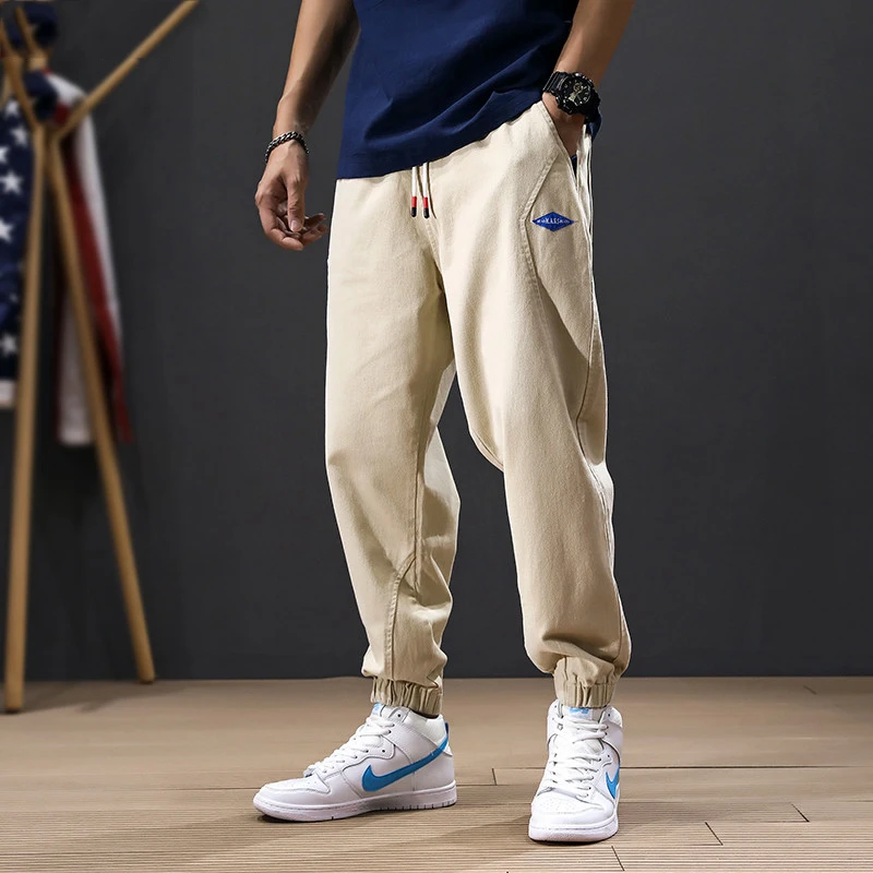 khaki colored joggers