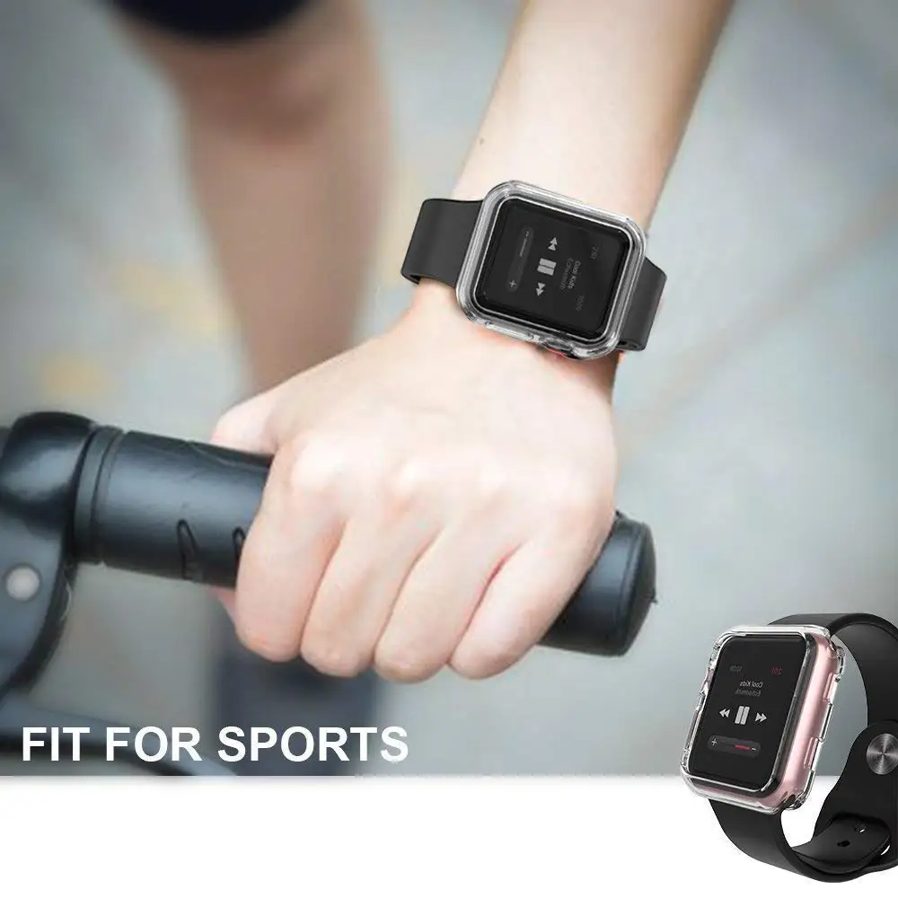Защитный чехол для часов Apple Watch 5/4/3/2/1 40 мм 44 мягкий силиконовый s iWatch серии 42 38