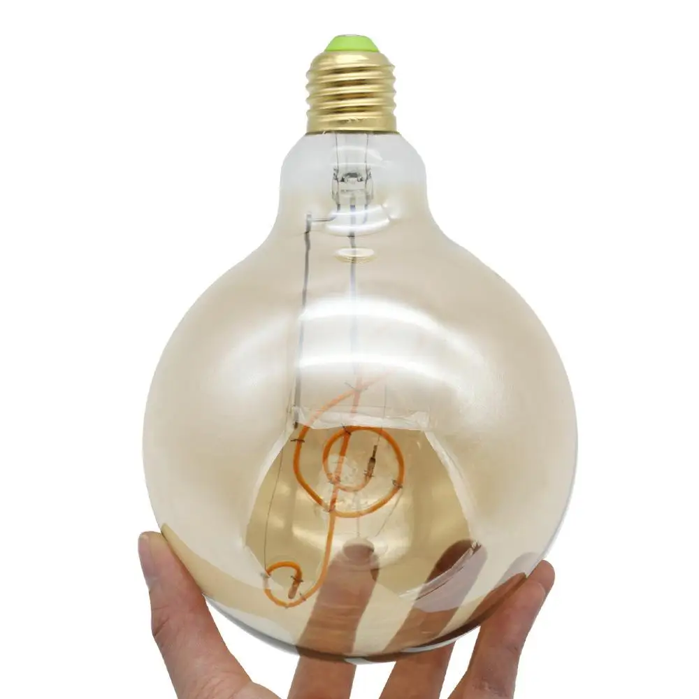 LanLan 220V 4W 220LM светодиодный G125 лампа Эдисона с декоративной нитью в форме ноты