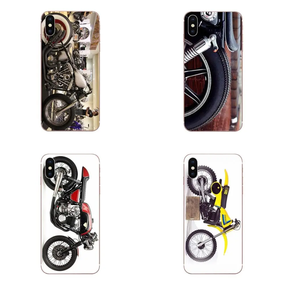 Для Apple iPhone 4 4S 5 5C 5S SE 6 6S 7 8 Plus X XS Max XR силиконовые чехлы для телефона мотоцикл