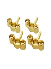 Golden Leopard camión eléctrico de Metal sin escobillas JLB1:10, taza de dirección delantera y trasera mejorada EA1003, color dorado y negro