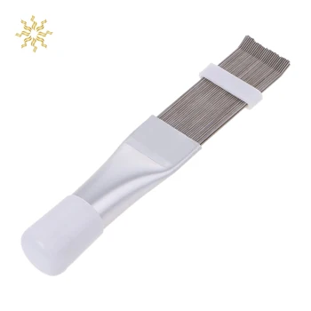 

Stainless Steel Air Conditioner Fin Comb Condenser Radiator Fin Straightener Cleaner Repair Tool Metal Air Conditioning BrushCY