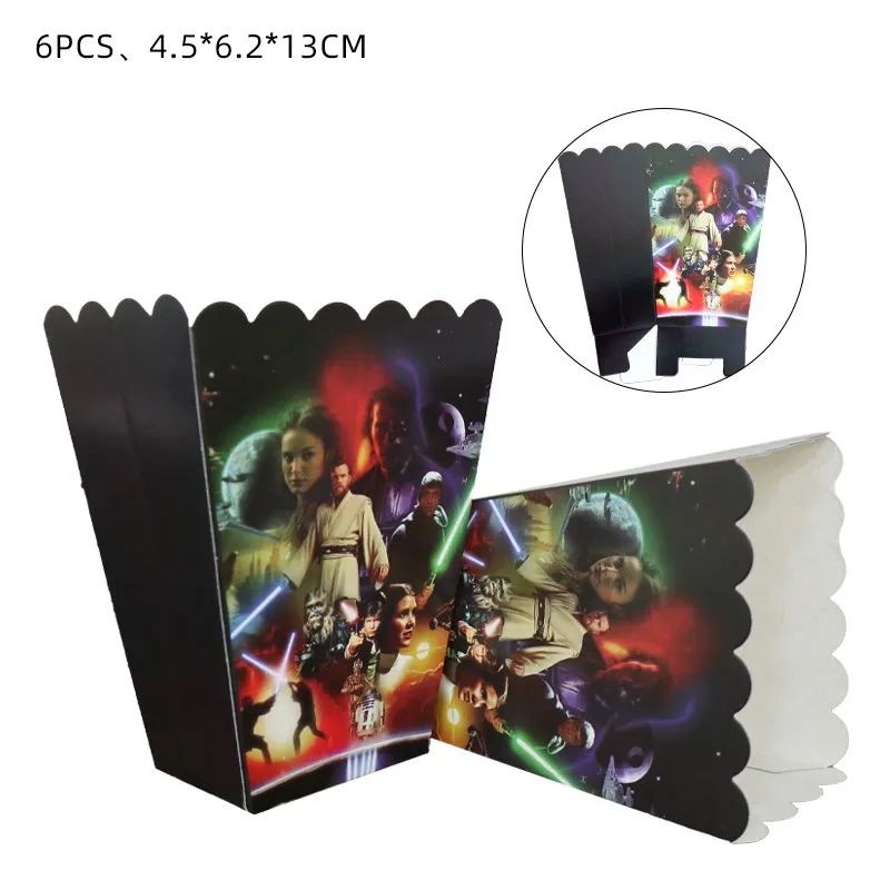 Star Wars Theme Birthday Tableware Set Tablecloth Napkins Birthday Party Table Cover Flags Plates Cups Decora Boys Kids Favors 