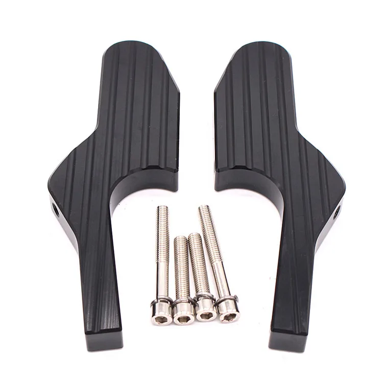 Новые Пассажирские подножки, расширенные подножки для Vespa GT GTS GTV 60 125 200 250 300 300ie - Цвет: black