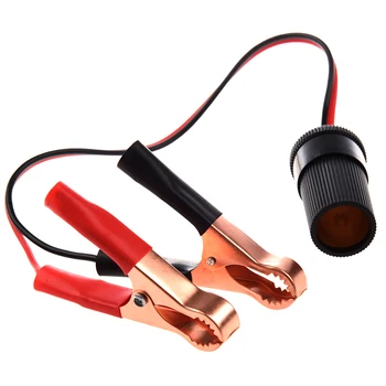 

12V car battery clamp car battery terminal clip-on terminals cigarette lighter socket adapter socket