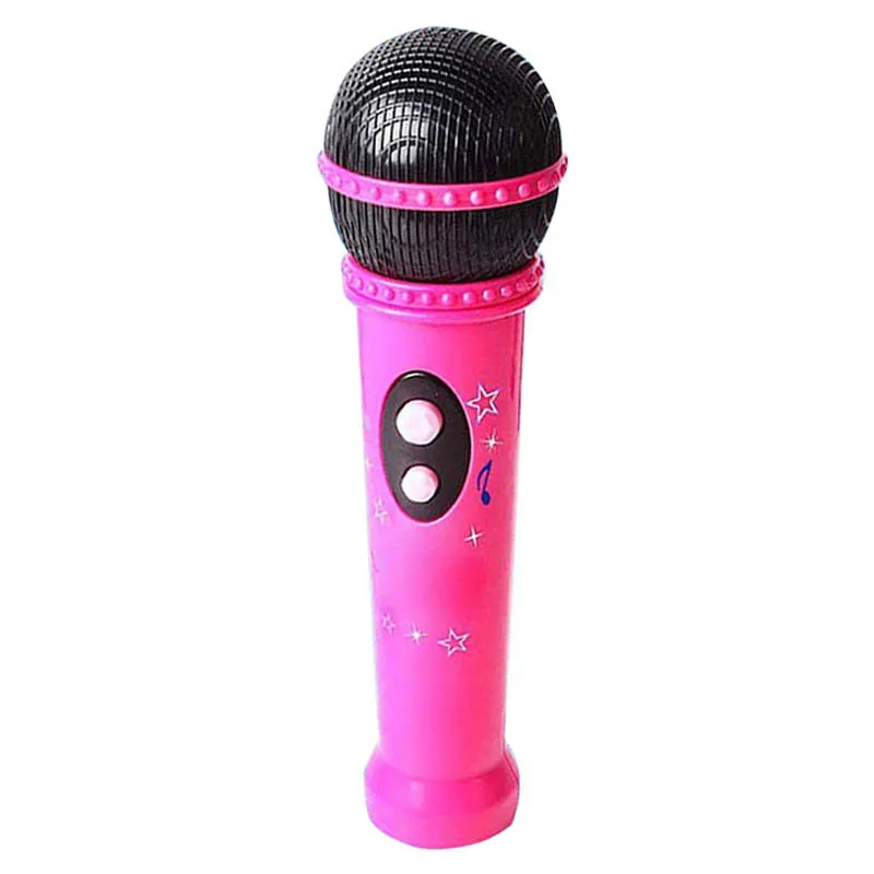 Детская игрушка караоке Музыкальный Микрофон Пение Mechine подарок для детей горячая распродажа - Цвет: Розовый