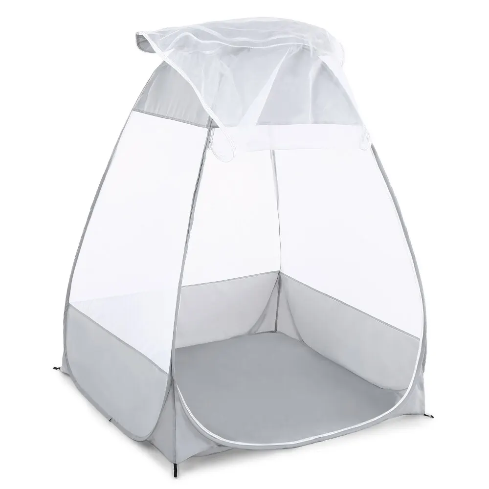 No building Outdoor Mosquito Net Meditation Camping Tent Single Sit-in Free-standing Shelter Cabana Quick Folding Camping Tent