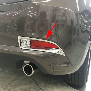 

ABS Chrome Tail Rear Foglight Fog Light Lamp Cover Trim Fit For Mazda 3 BN Hatchback 2017 2018 Accessories Decoration