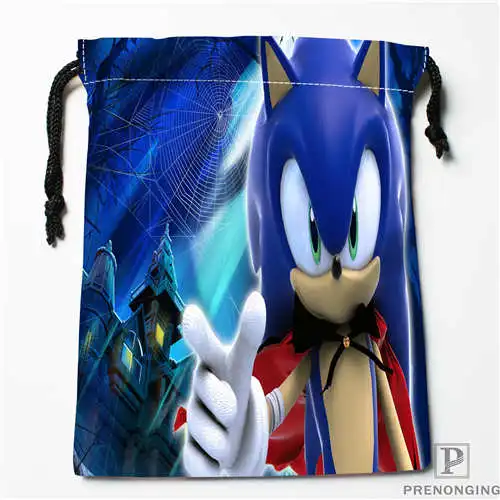 Bags Пользовательские печати sonic_the_hedg сумки для покупок на шнурках дорожный мешочек для хранения плавать Пешие прогулки игрушка мешок унисекс мульти Size18-12-31-105 - Цвет: Bags