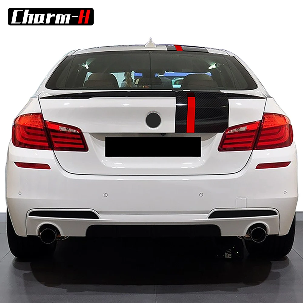 5D Carbon Fiber Vinyl Car Hood Bonnet Roof Rear Stripe Decal Stickers for BMW e46 e39 e90 f20 f10 f30 x3 x5 x6 g20 g30 g11 g12