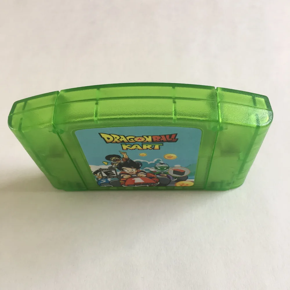Игровой картридж Dragonball N64 для видеоигр 64 бита американская версия прозрачный