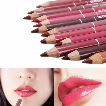 1PC Professional Wood Lip liner Waterproof Lady Charming Lip Liner Soft Pencil Makeup Women s