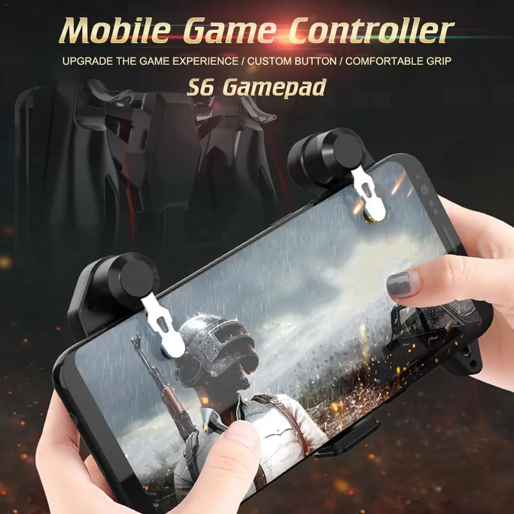 New High-quality Mobile Game Controller Mobile Gaming Trigger For PUBG Rules Of Survival Gaming Gri