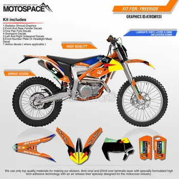 

Motospace Free Customized 3M Vinyl Wrap Decals Stickers Motorcycle For KTM Freeide 2012-2019