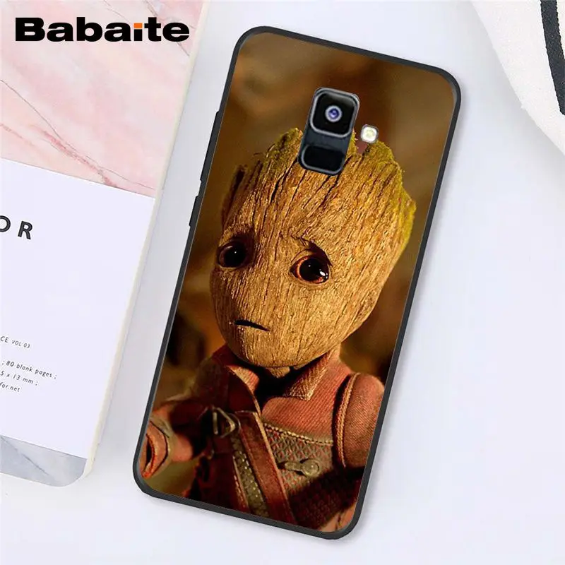 Babaite Guardian реактивный енот Грут Treeman чехол для телефона для samsung Galaxy A7 A50 A70 A8 A3 A6 A6Plus A8Plus A9 - Цвет: A12