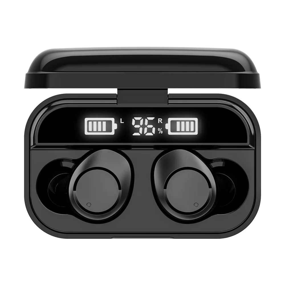 Yulubu наушник с Bluetooth цифровой светодиодный дисплей зарядный чехол беспроводной вкладыши X5 мини наушники для всех телефонов