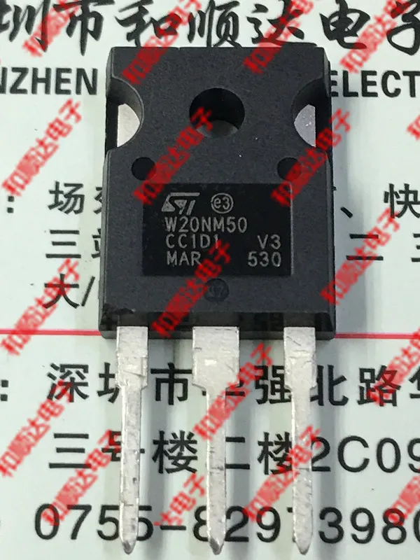 1 шт. W20NM50 STW20NM50 TO-247 500V 20A | Обустройство дома