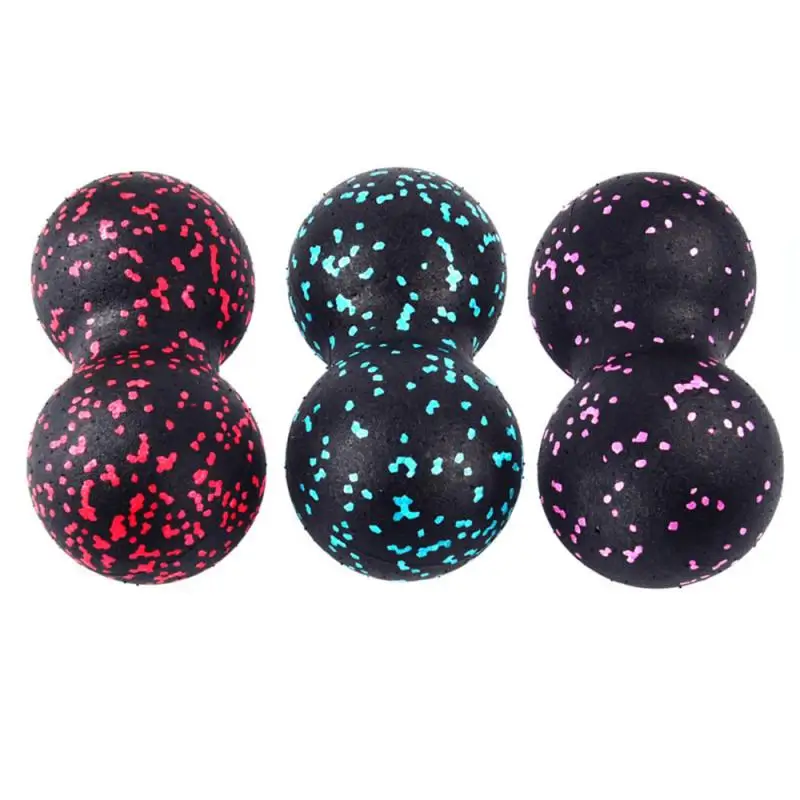 Eva 筋膜マッサージボールダブルラクロスボールトリガーポイントリラックス筋肉痛リリースヨガ子午線足手首バックフィットネスボール フィットネスボール Aliexpress