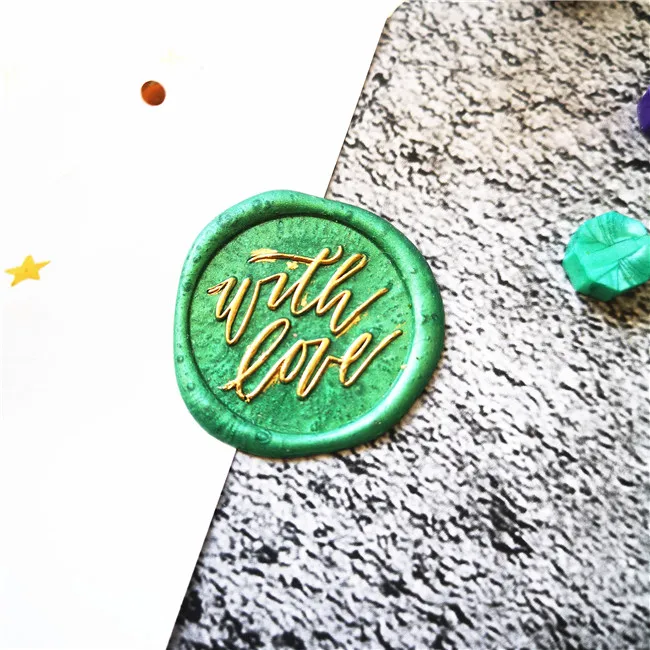 Wax Seal Stamp Wax Seal Stamp Set Made with Love Heart Wax Seal Wedding Decorative